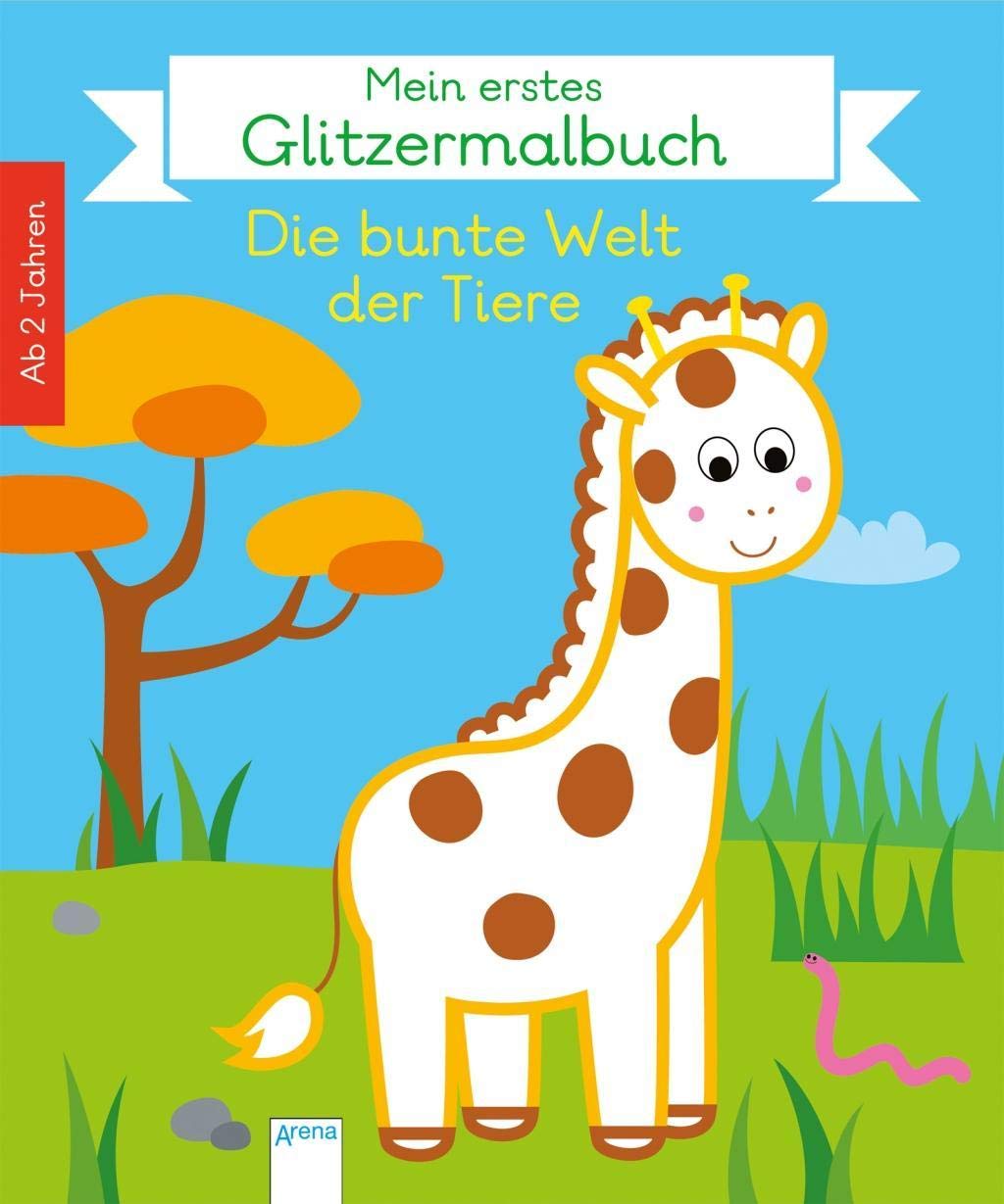 Mein erstes Glitzermalbuch. Die bunte Welt der Tiere book