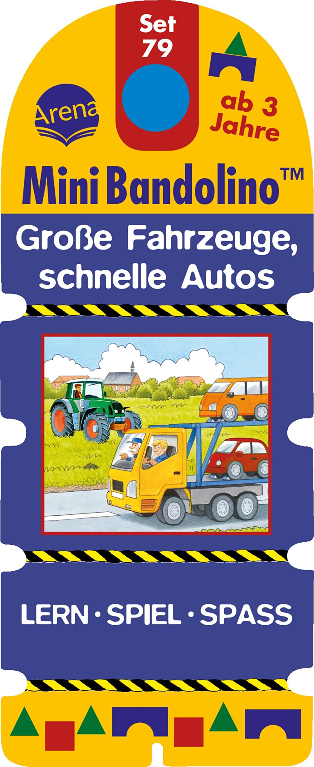 Mini Bandolino Set 79. Große Fahrzeuge, schnelle Autos Non-fiction