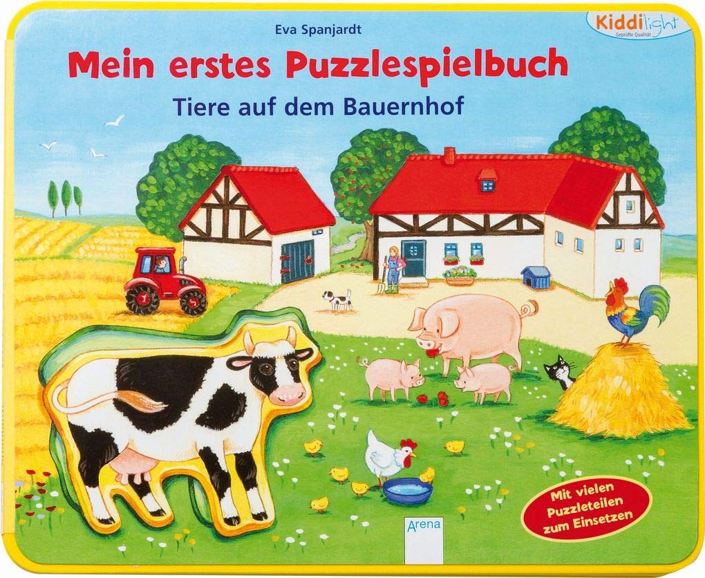 Mein erstes Puzzlespielbuch. Tiere auf dem Bauernhof: Kiddilight: Tiptoi & Games