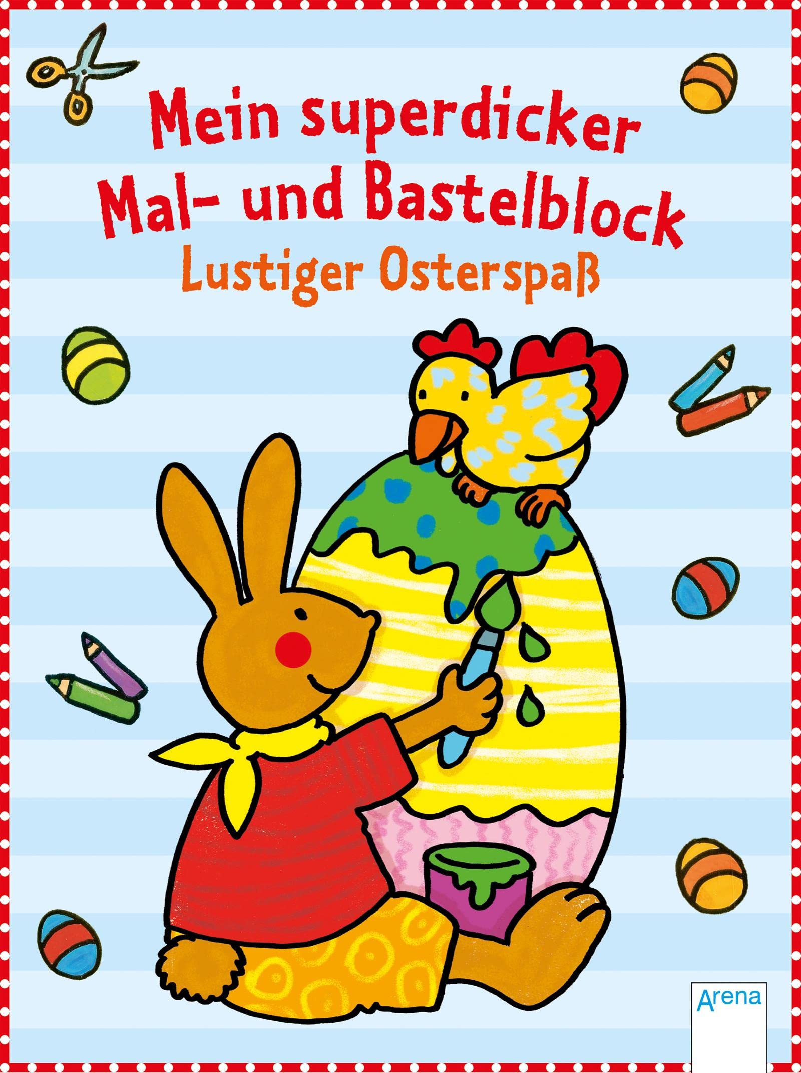 Mein superdicker Mal- und Bastelblock. Lustiger Osterspaß Tiptoi & Games