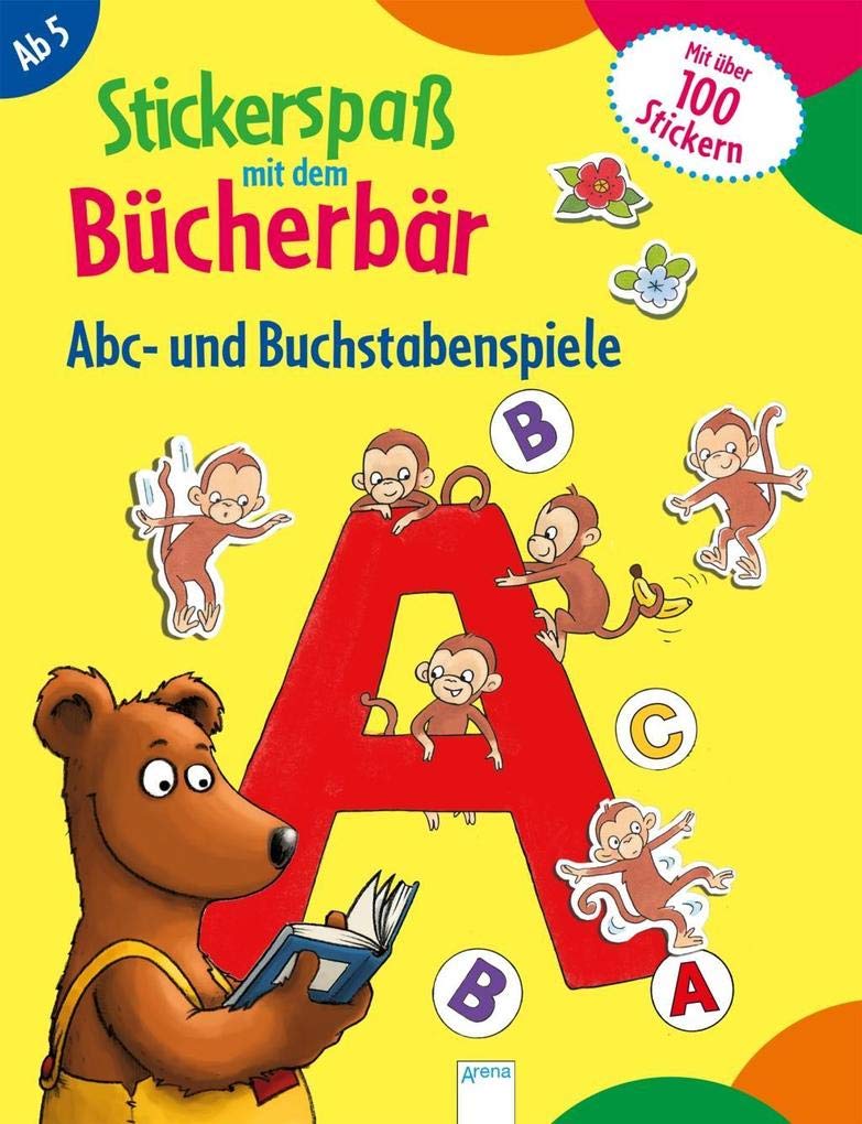 Stickerspaß mit dem Bücherbär. Abc- und Buchstabenspiele book
