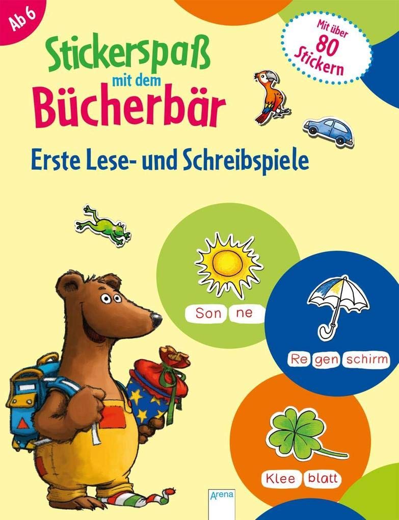 Stickerspaß mit dem Bücherbär. Erste Lese- und Schreibspiele Tiptoi & Games