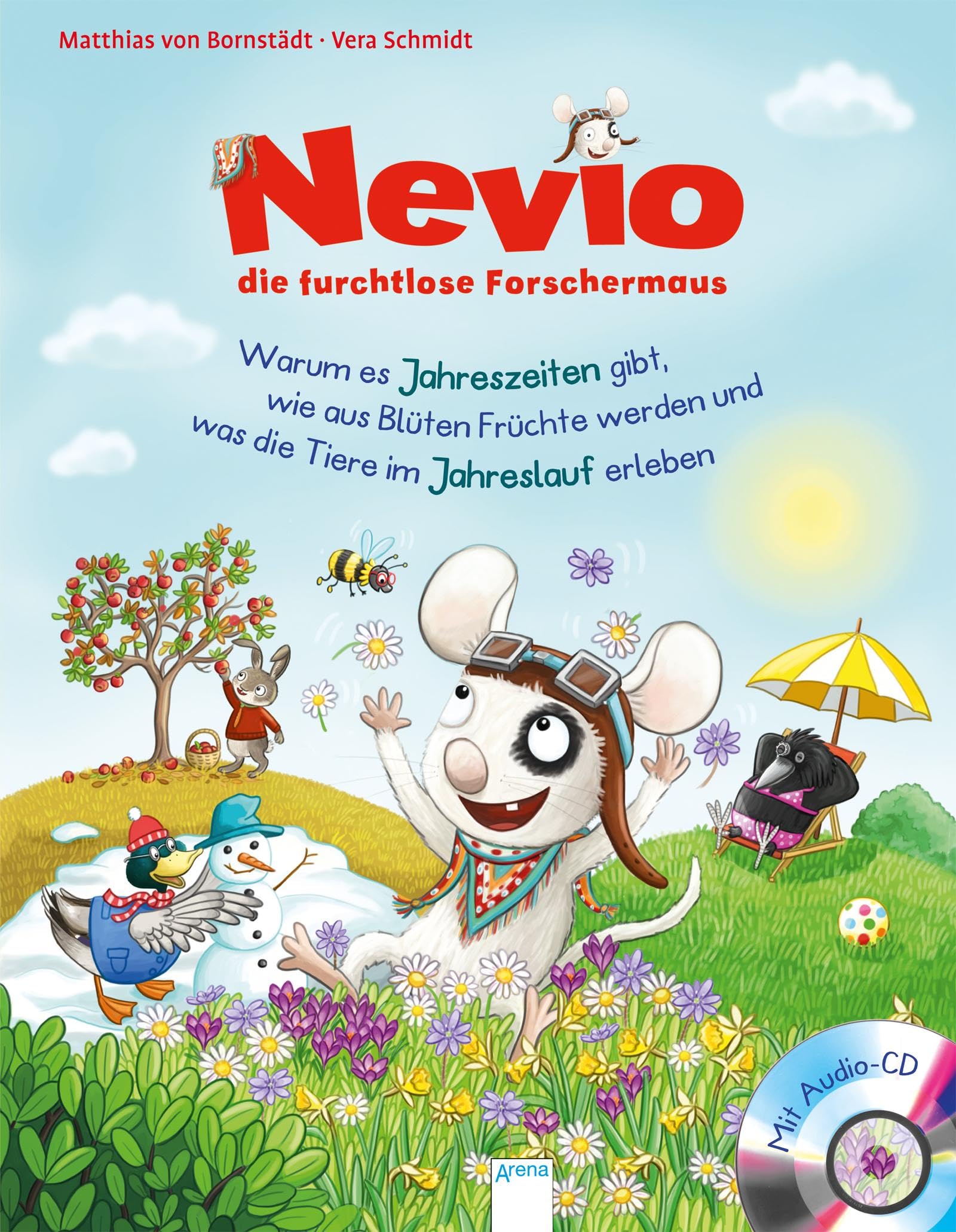 Nevio, die furchtlose Forschermaus (5). Warum es Jahreszeiten gibt, wie aus Blüten Früchte werden und was die Tiere im Jahreslauf erleben Novels & Short Stories