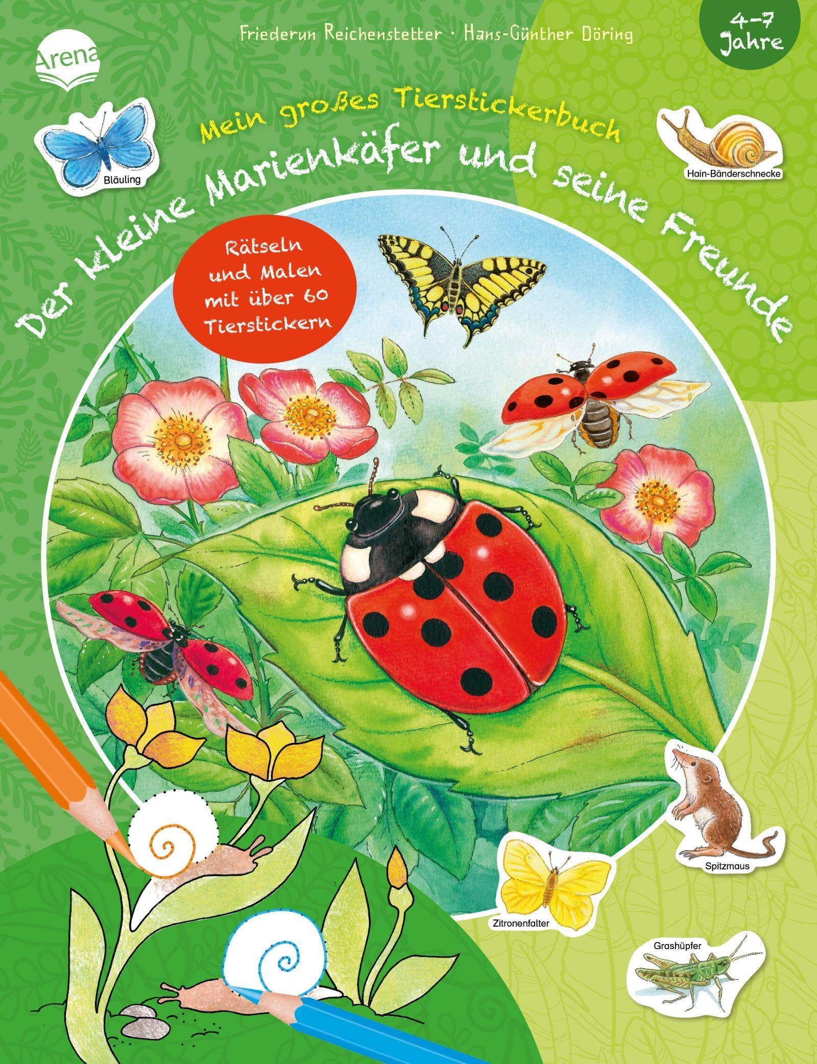 Der kleine Marienkäfer und seine Freunde: Mein großes Tierstickerbuch Nintendo DS
