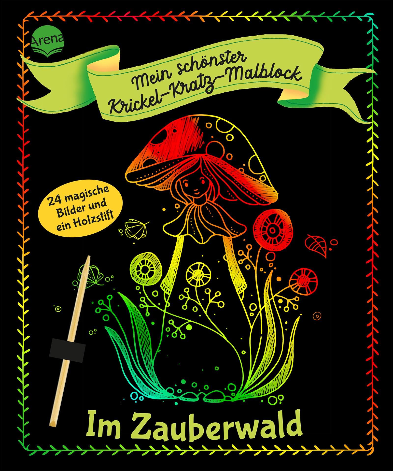 Mein schönster Krickel-Kratz-Malblock. Im Zauberwald Non-fiction