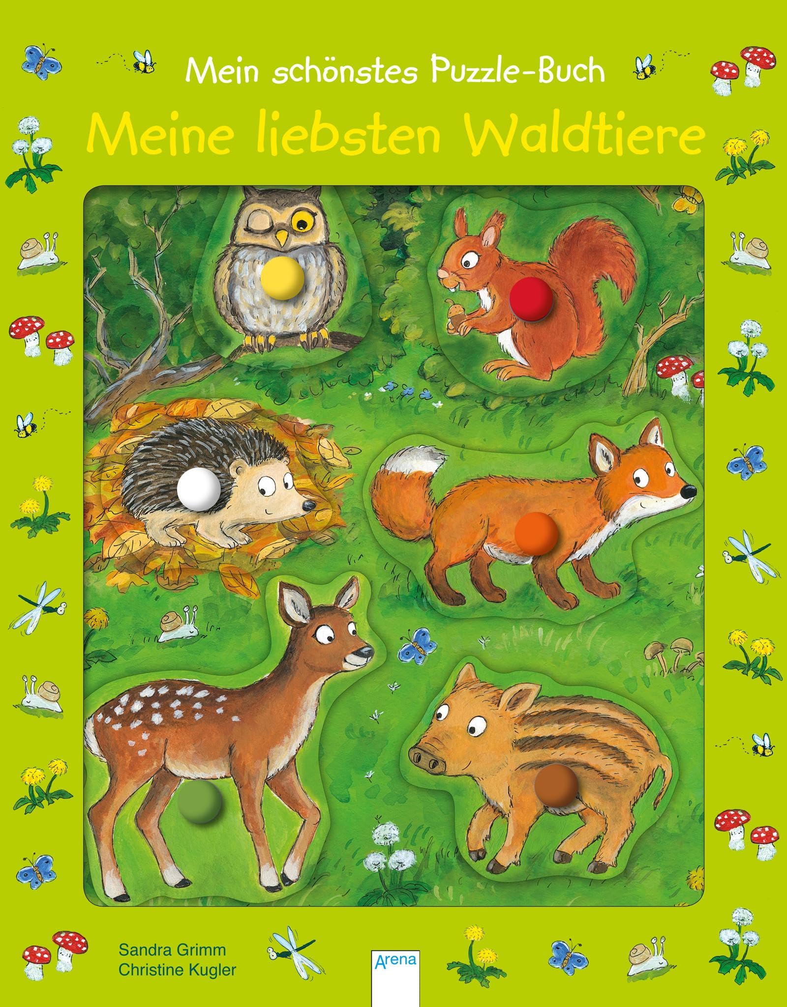 Mein schönstes Puzzle-Buch. Meine liebsten Waldtiere Puzzles