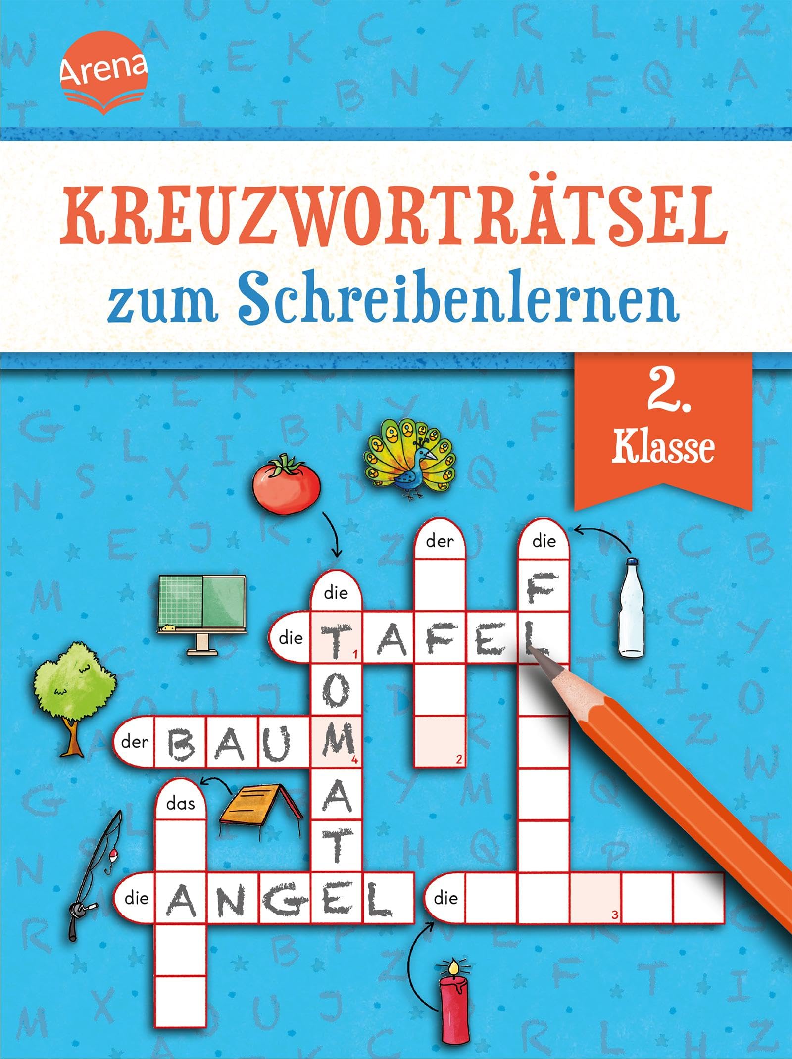 Kreuzworträtsel zum Schreibenlernen. 2. Klasse Non-fiction