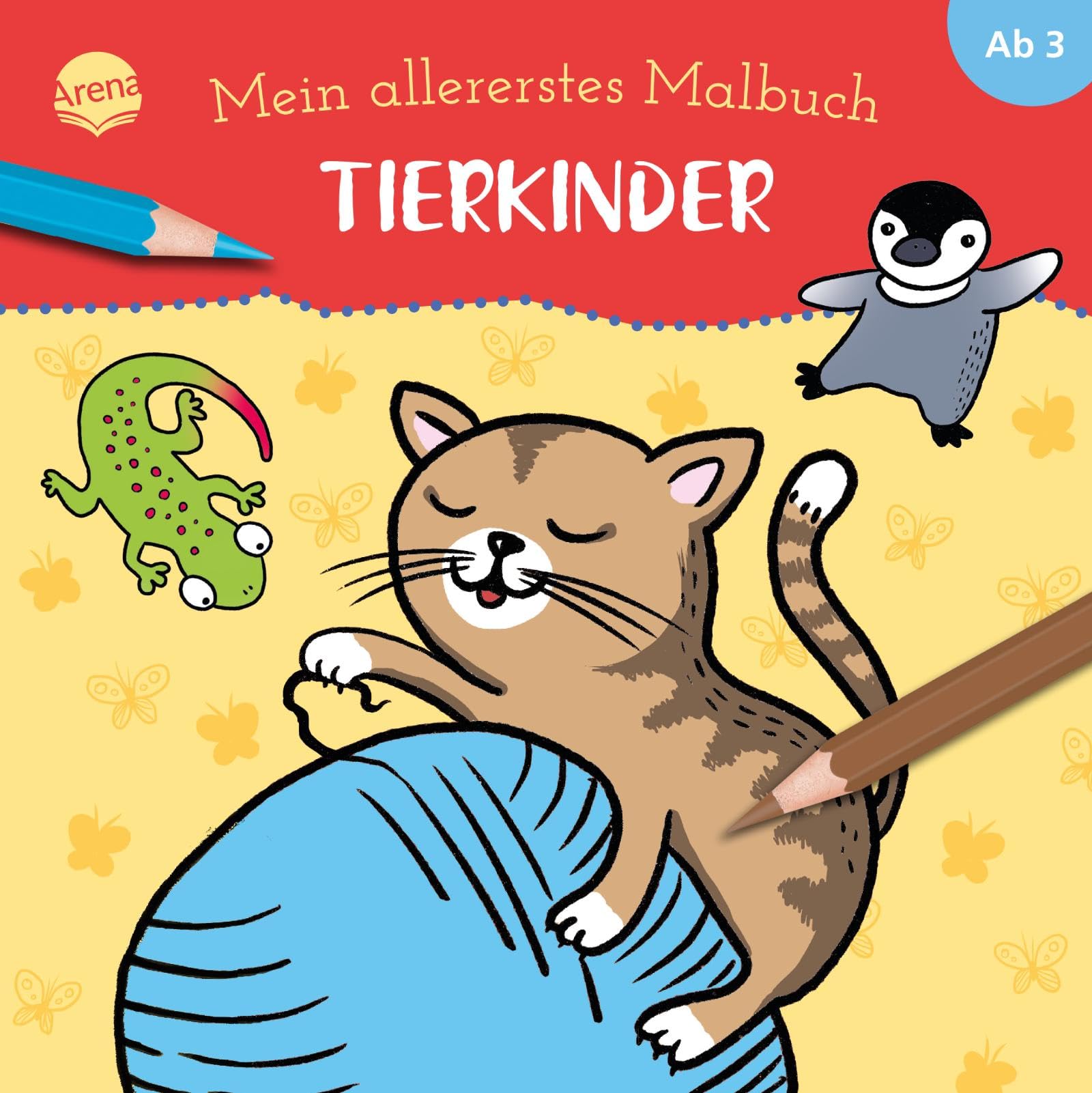 Mein allererstes Malbuch. Tierkinder (Arena Malstudio) Parents & Children