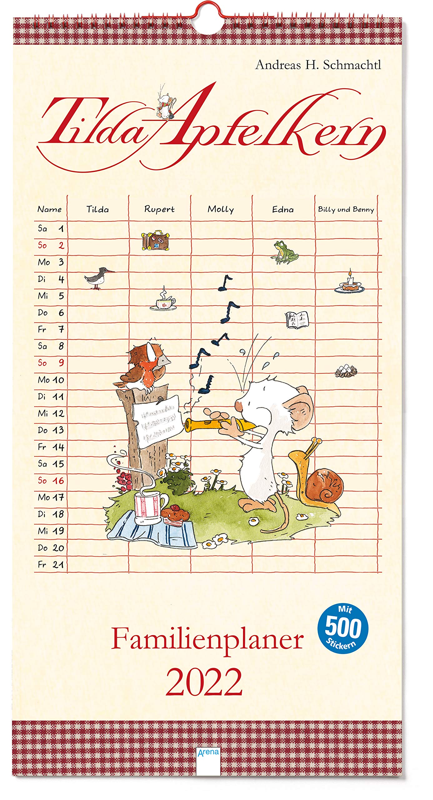 Tilda Apfelkern. Familienplaner 2022 Hobbies & Crafts