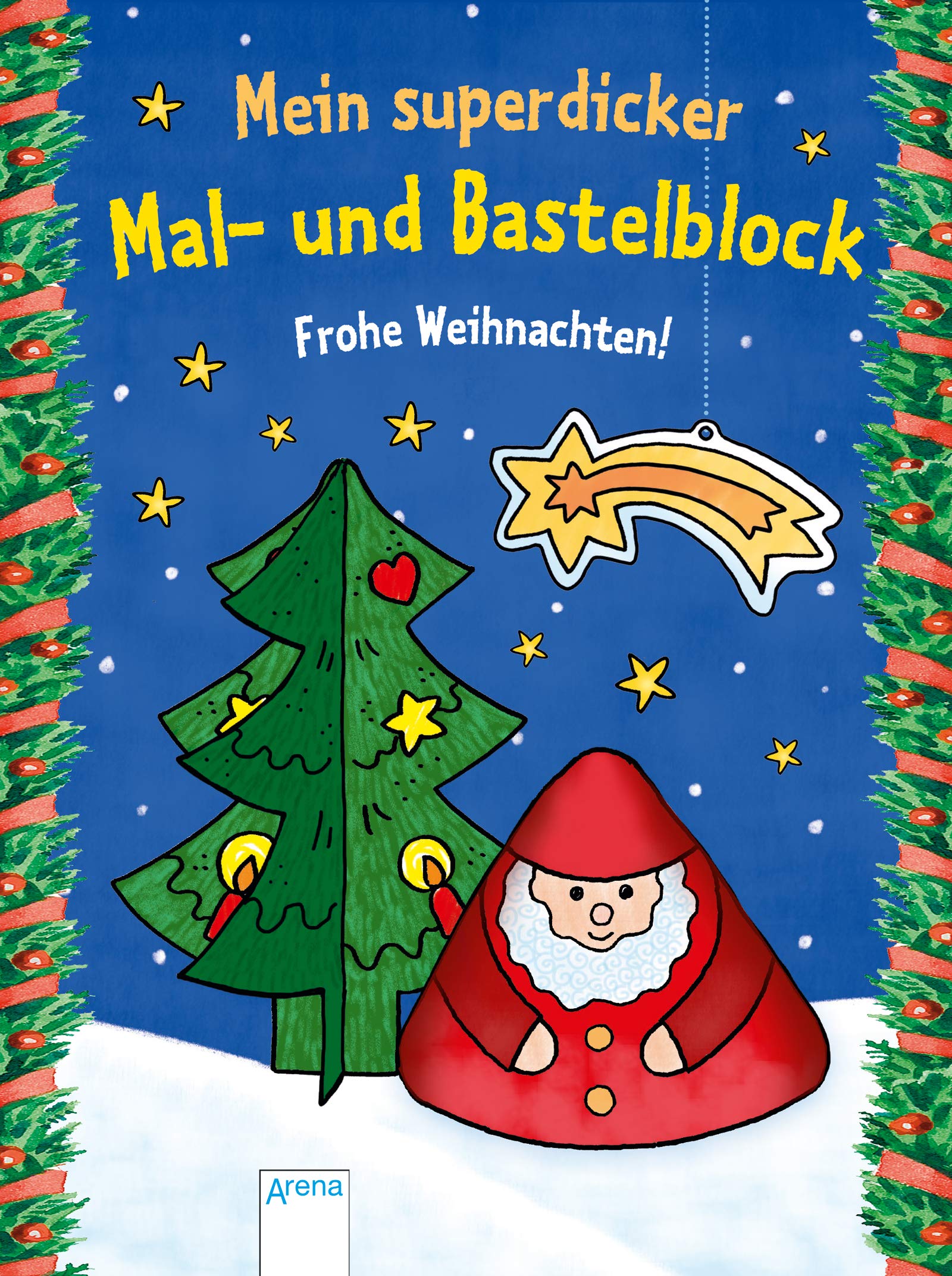 Mein superdicker Mal- und Bastelblock. Frohe Weihnachten! Hobbies & Crafts