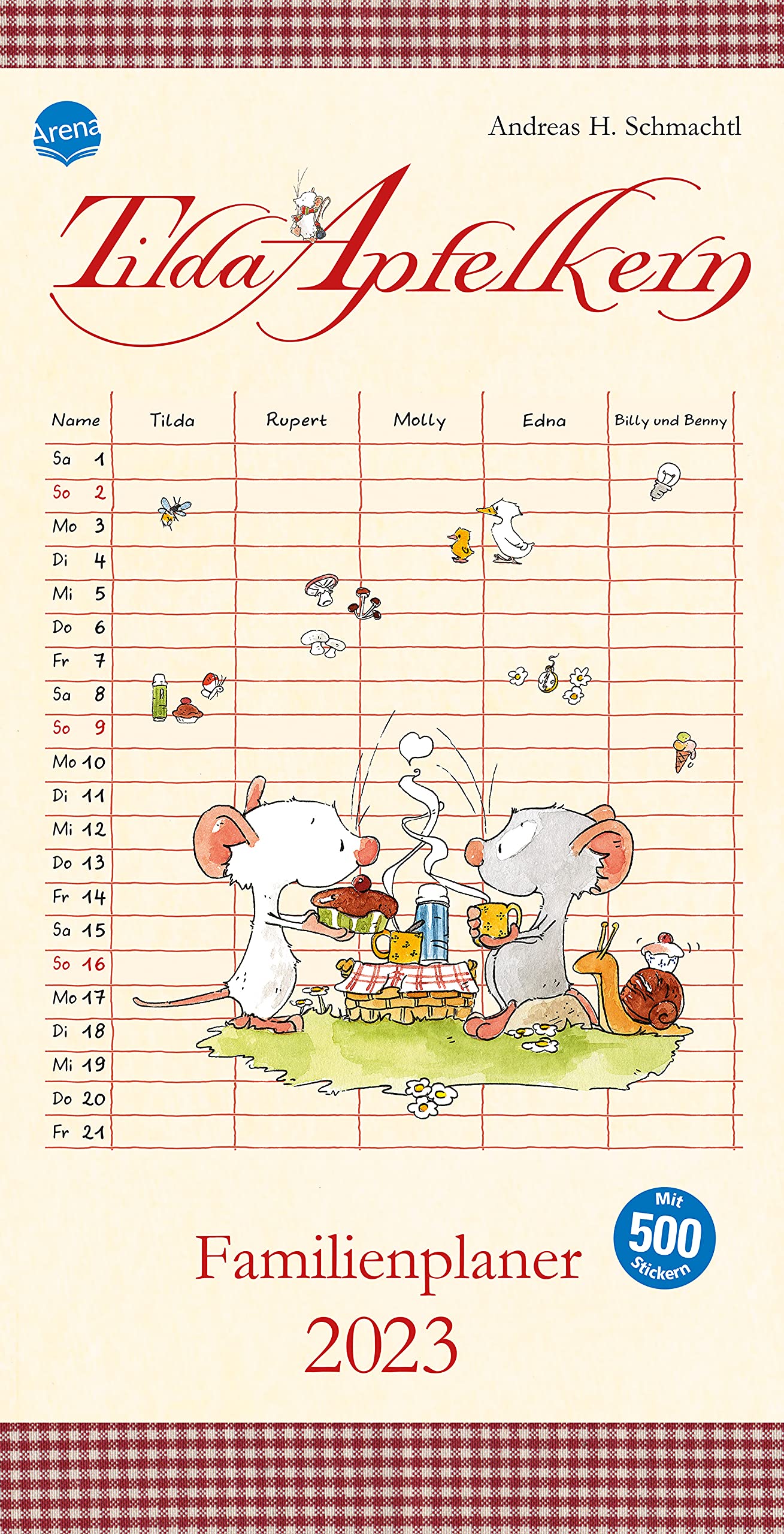 Tilda Apfelkern. Familienplaner 2023 book