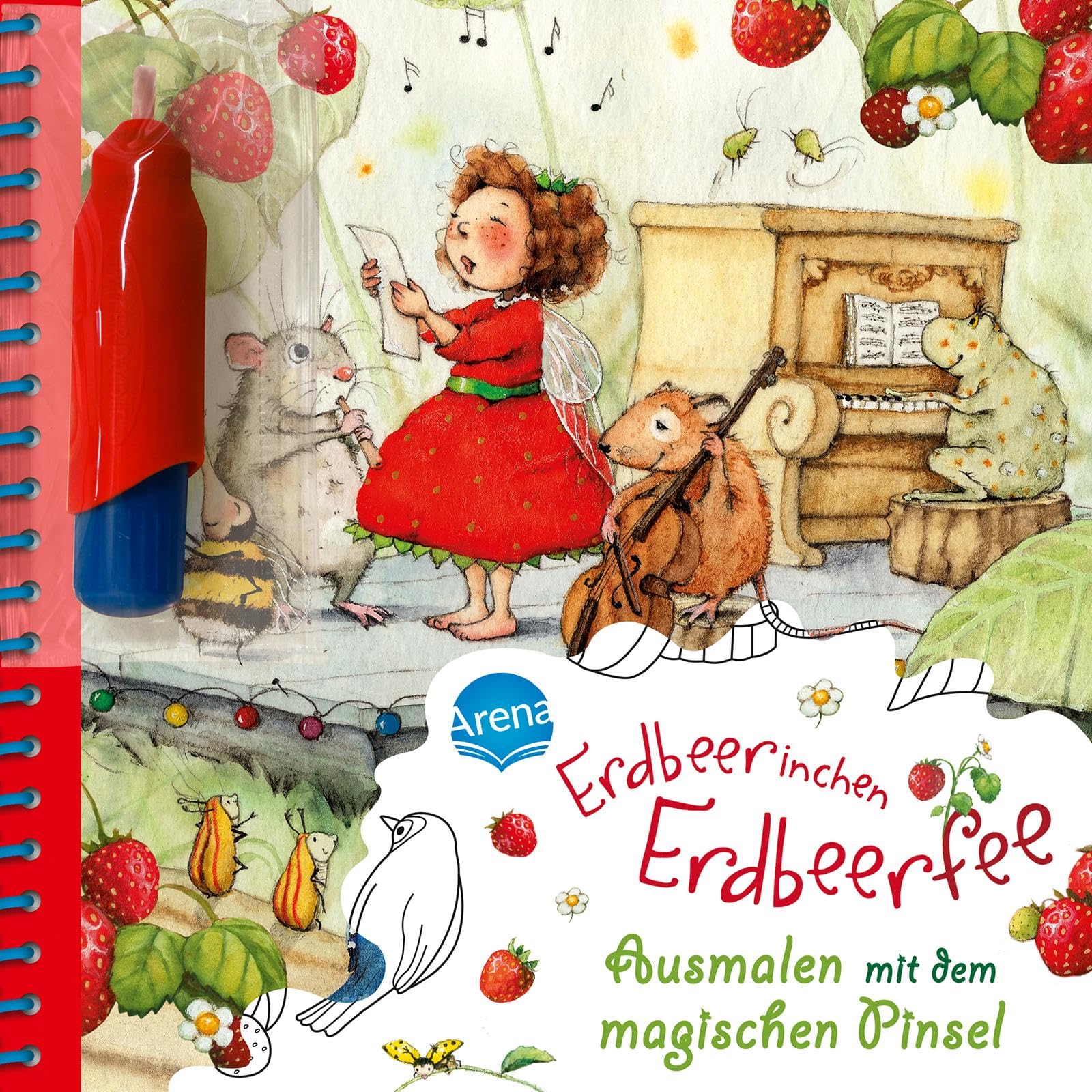 Ausmalen mit dem magischen Pinsel. Erdbeerinchen Erdbeerfee Hobbies & Crafts