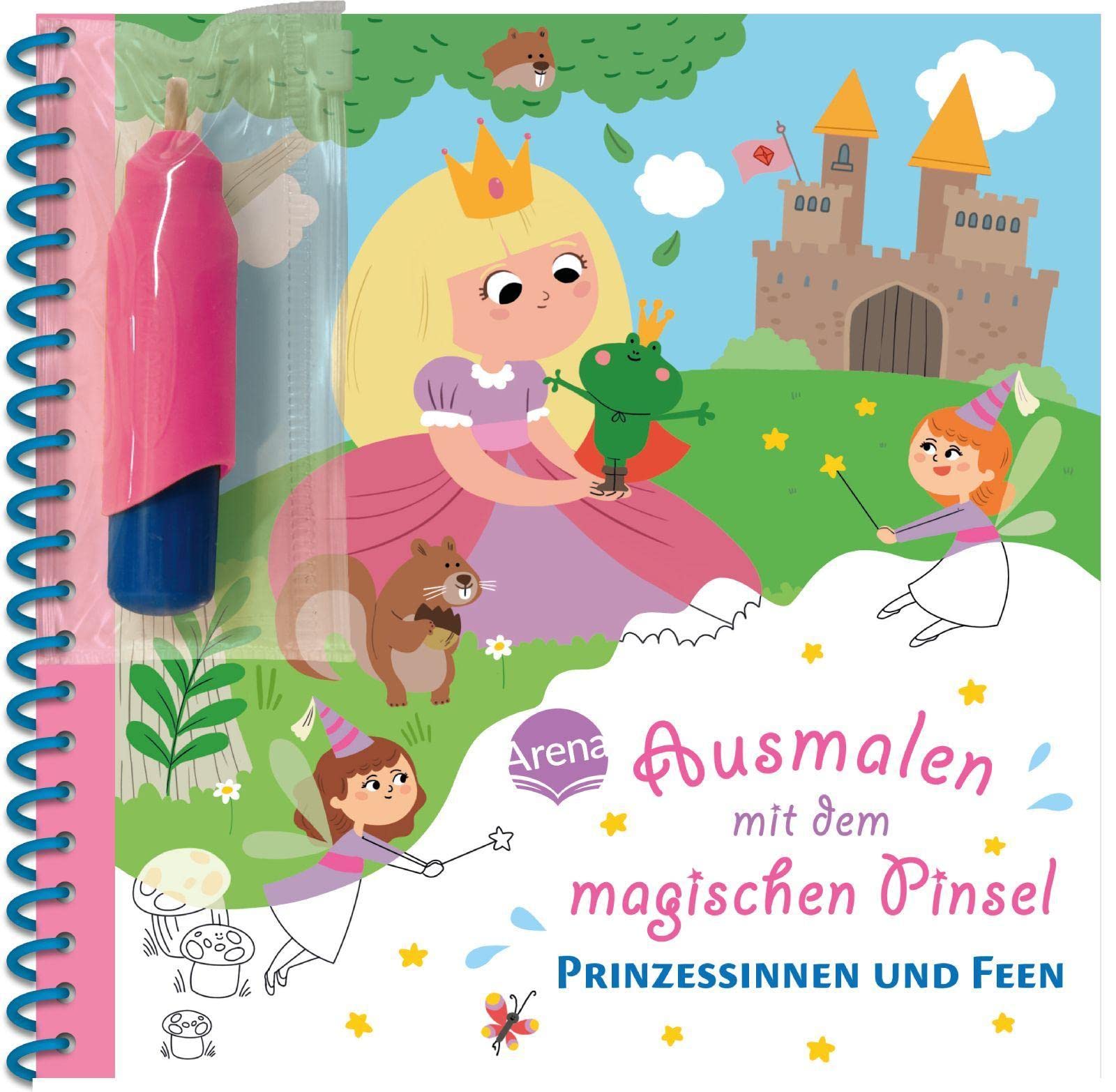 Ausmalen mit dem magischen Pinsel. Prinzessinnen und Feen Hobbies & Crafts