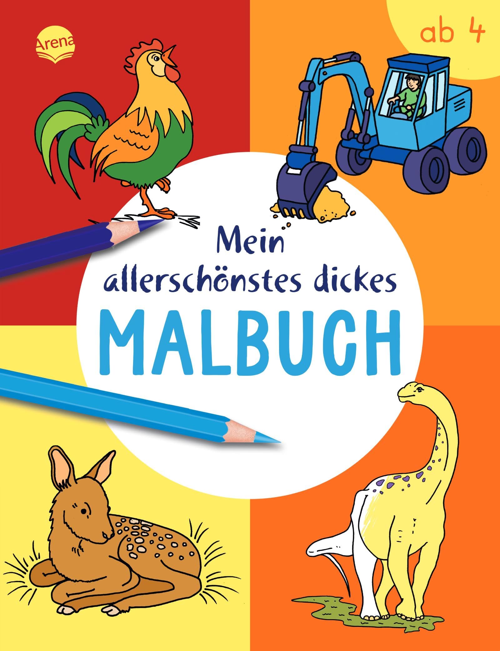 Mein allerschönstes dickes Malbuch Hobbies & Crafts