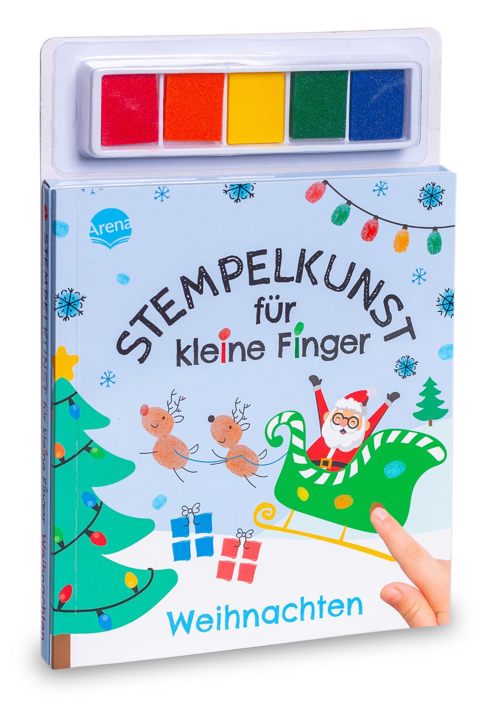 Stempelkunst für kleine Finger. Weihnachten Non-fiction