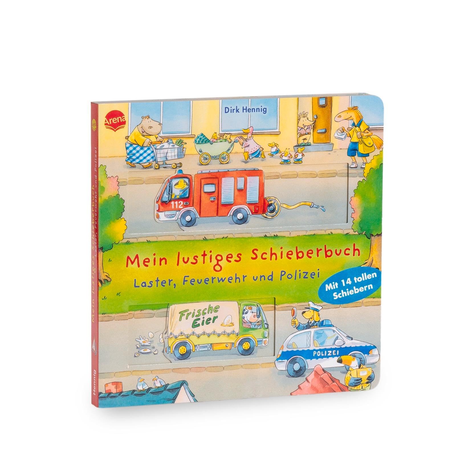 Mein lustiges Schieberbuch. Laster, Feuerwehr und Polizei Non-fiction