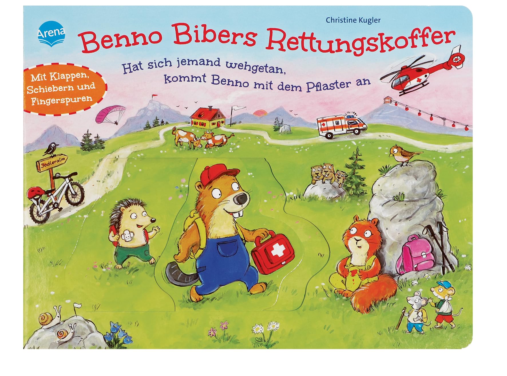 Benno Bibers Rettungskoffer. Hat sich jemand wehgetan, kommt Benno mit dem Pflaster an Health, Nutrition & Fitness