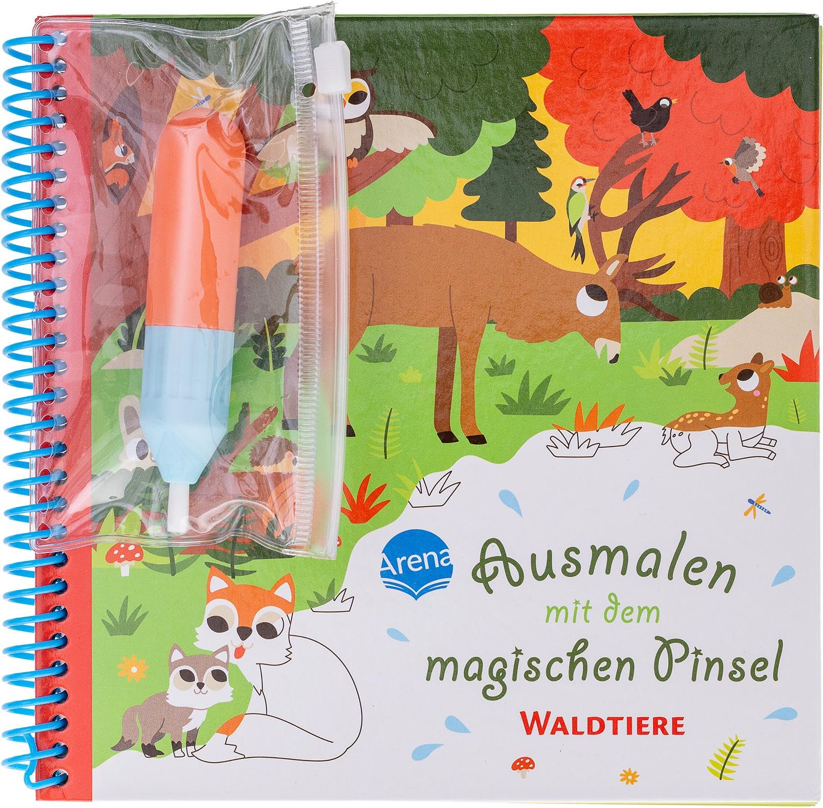 Ausmalen mit dem magischen Pinsel. Waldtiere Non-fiction