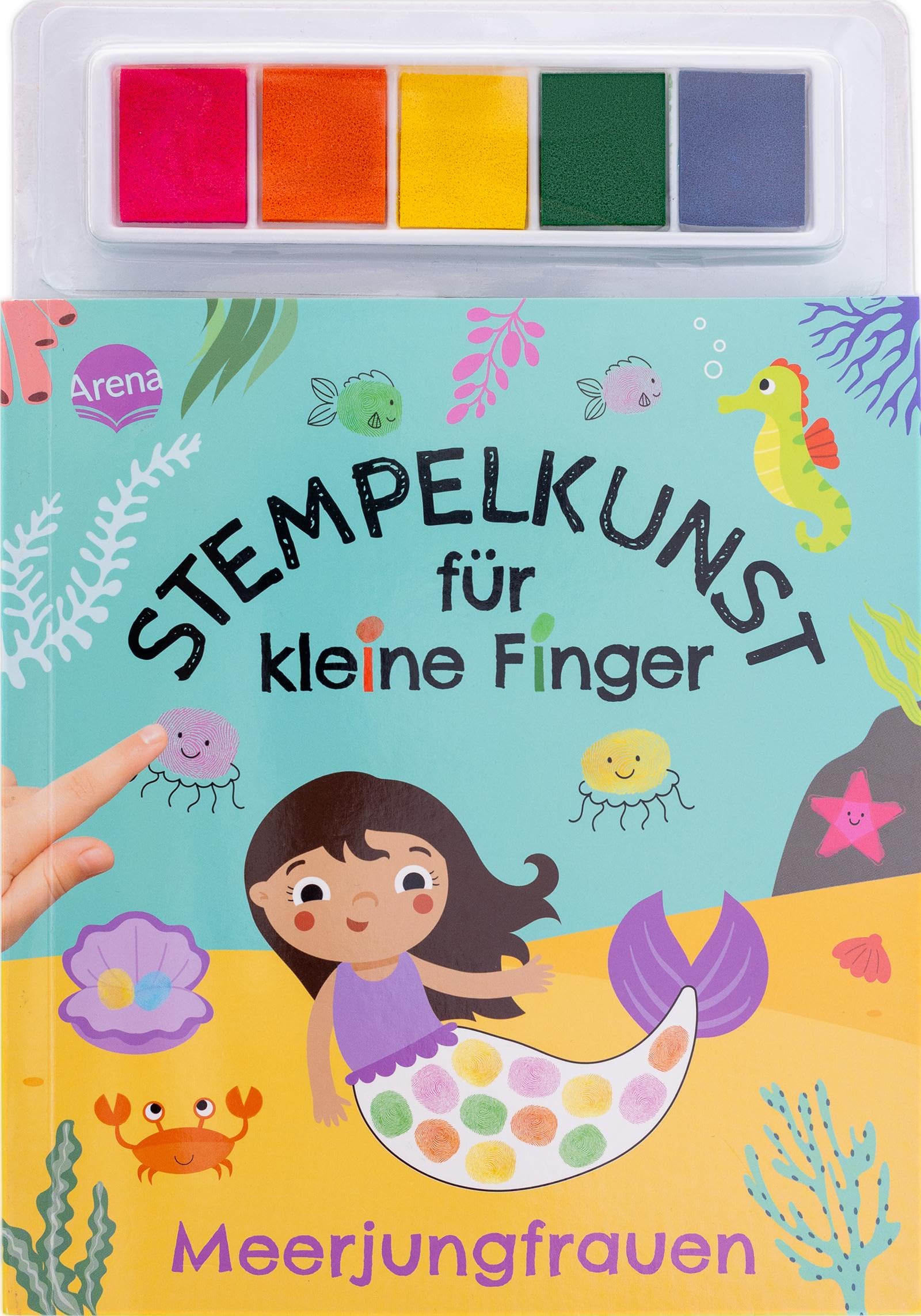 Stempelkunst für kleine Finger. Meerjungfrauen Non-fiction