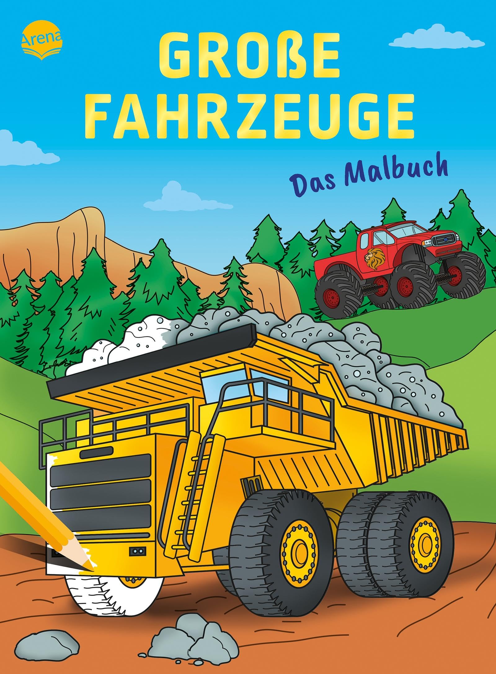 Das Malbuch. Große Fahrzeuge Arts & Music