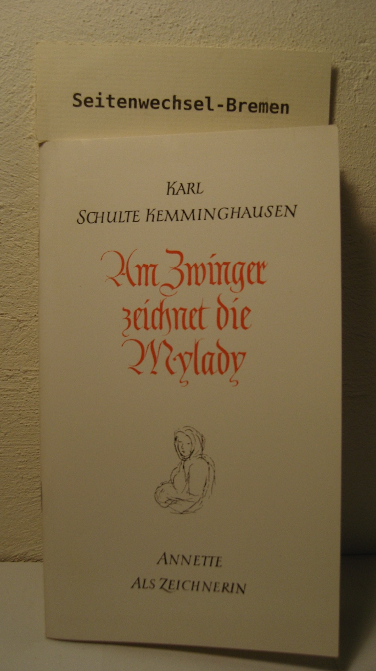 Am Zwinger zeichnet die Mylady: Annette als Zeichnerin Memories
