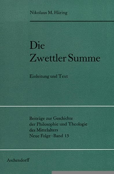Die Zwettler Summe Religion & Esotericism