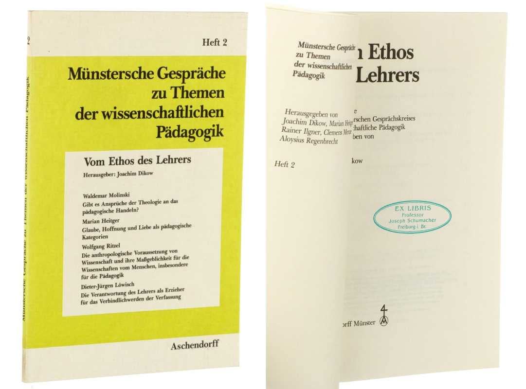 Münstersche Gespräche zu Themen der wissenschaftlichen Pädagogik / Vom Ethos des Lehrers Books