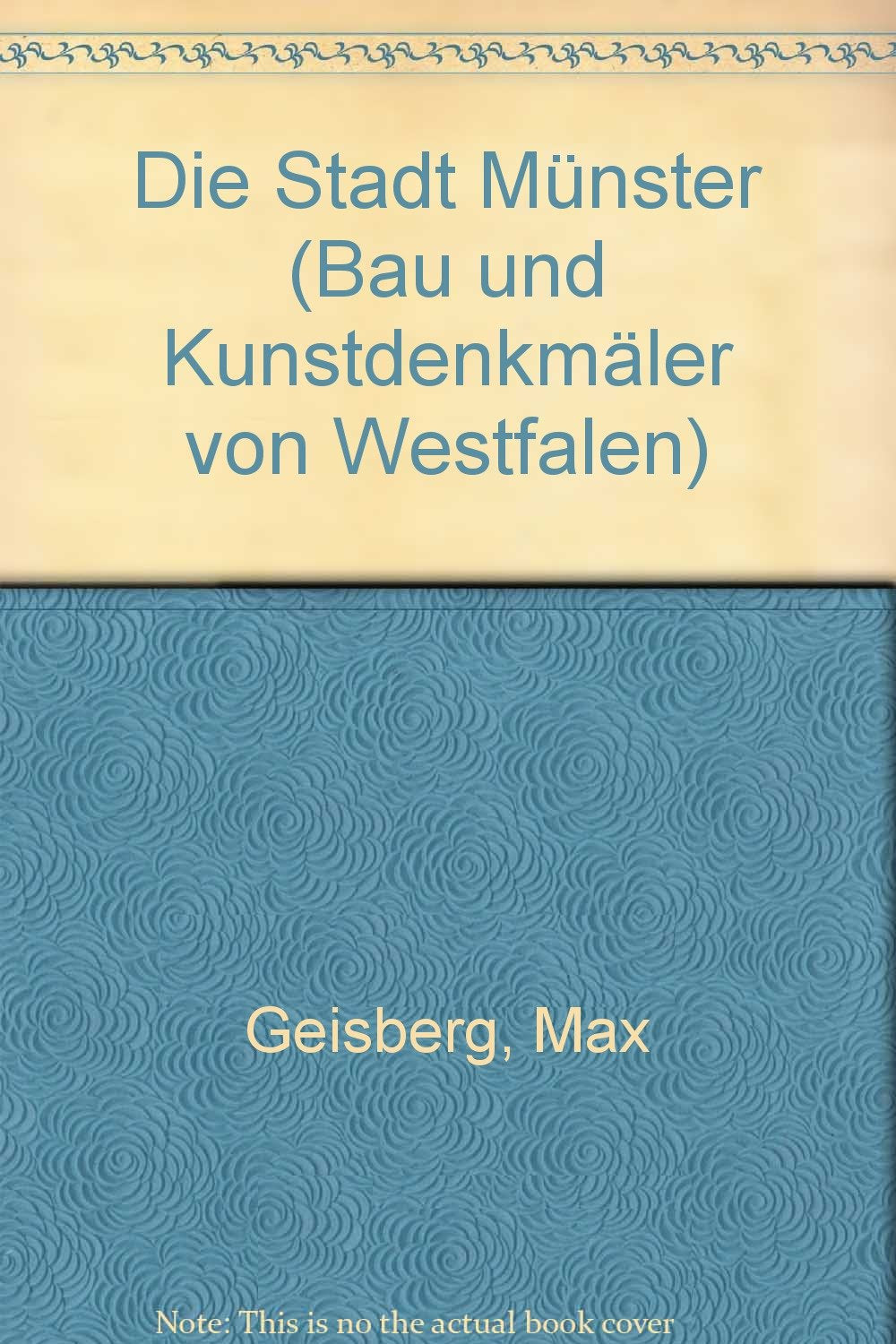 Die Stadt Münster. Bau- und Kunstdenkmäler von Westfalen Film, Art & Culture