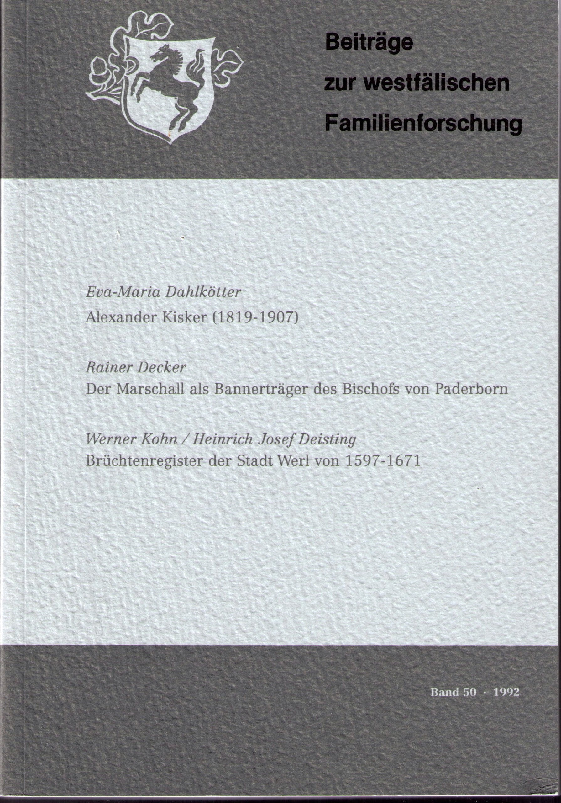 Beiträge zur westfälischen Familienforschung: (1992) Film, Art & Culture