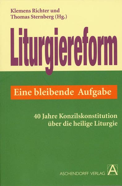Product Image: Liturgiereform - eine bleibende Aufgabe