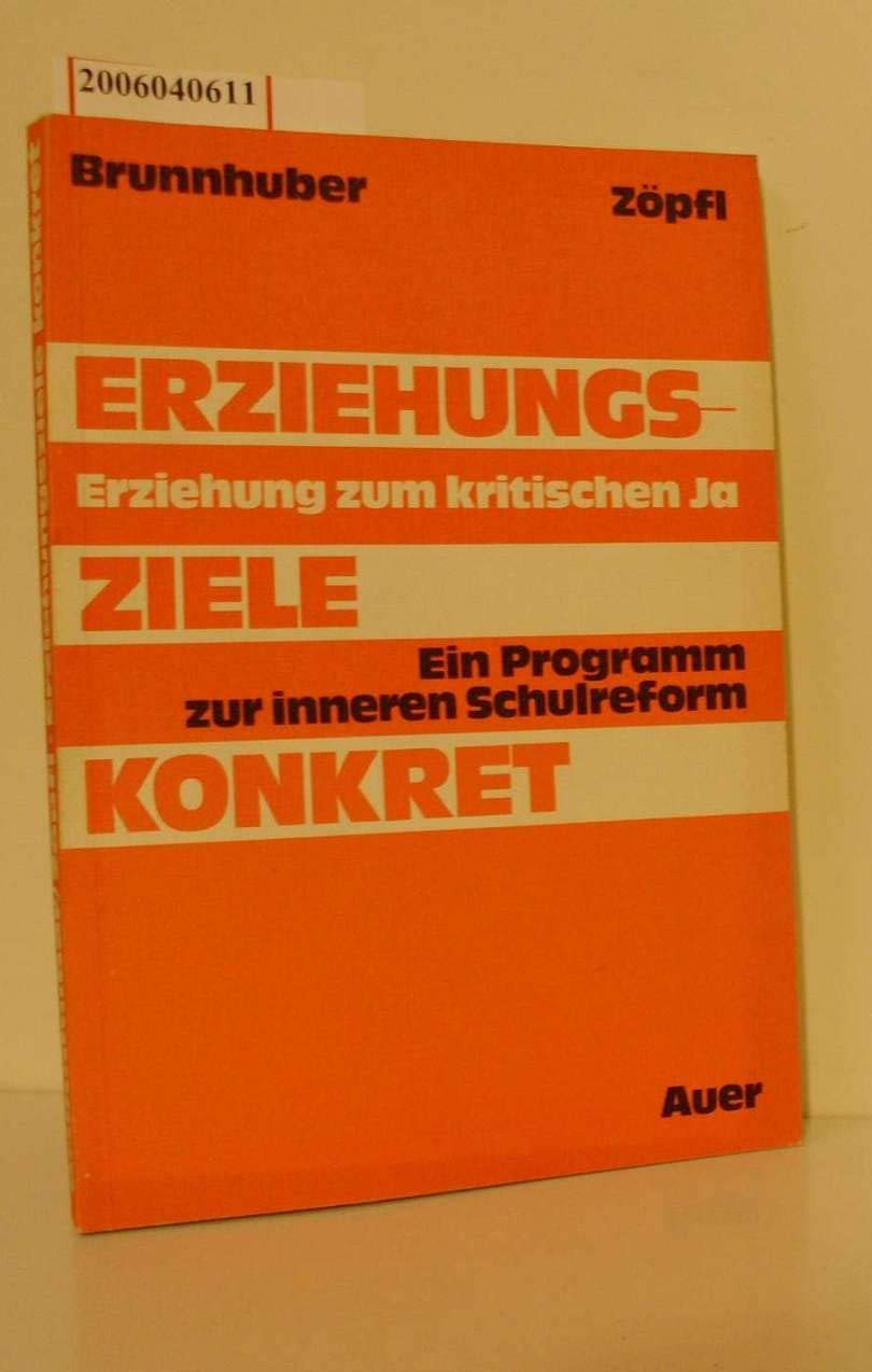 Erziehungsziele konkret Books