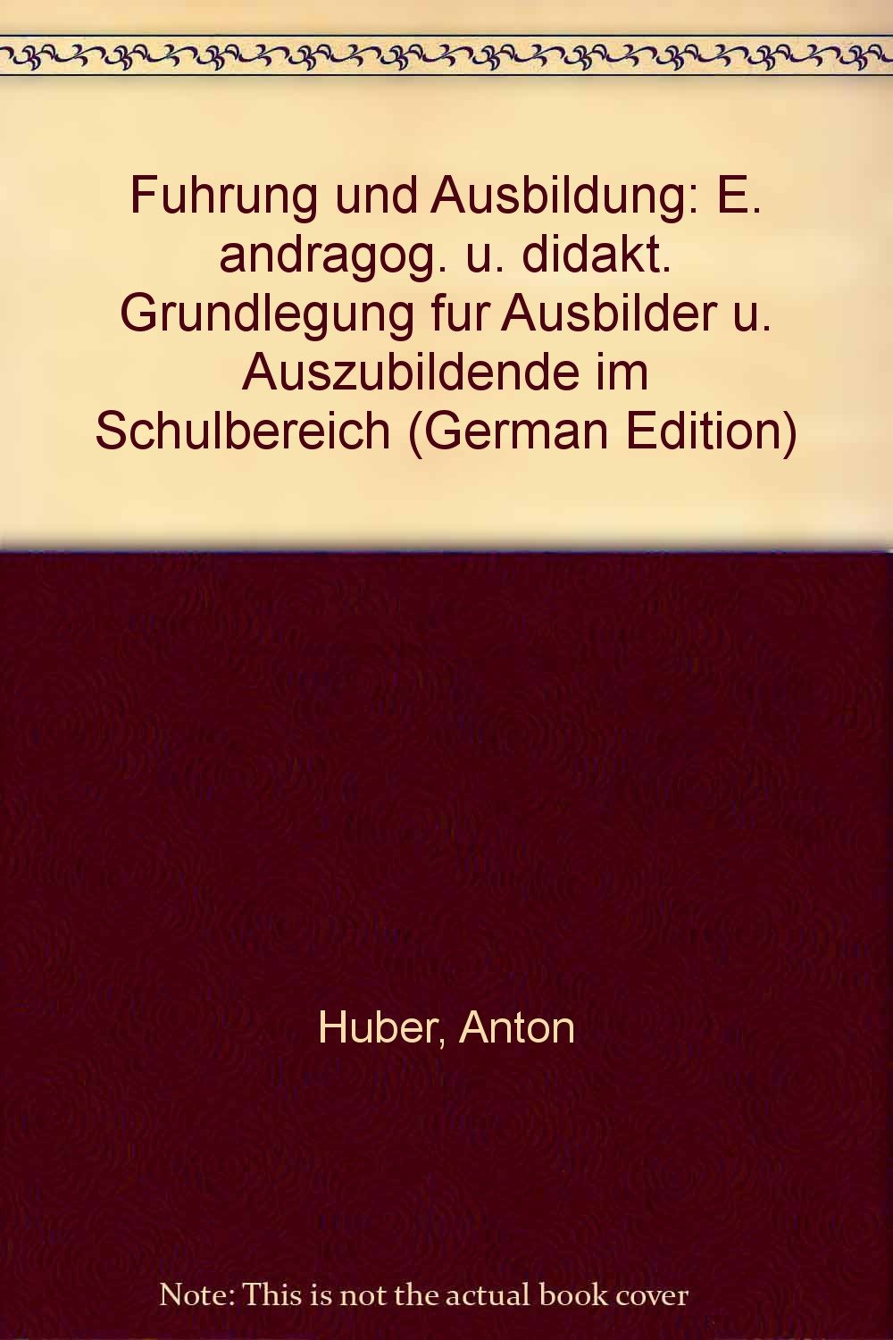 Führung und Ausbildung Books