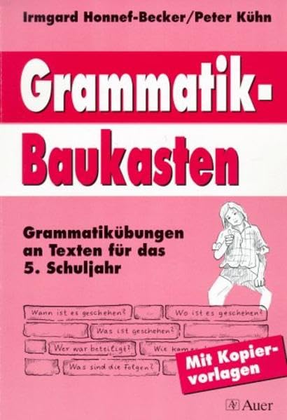 Grammatik-Baukasten, Für das 5. Schuljahr Education & Training