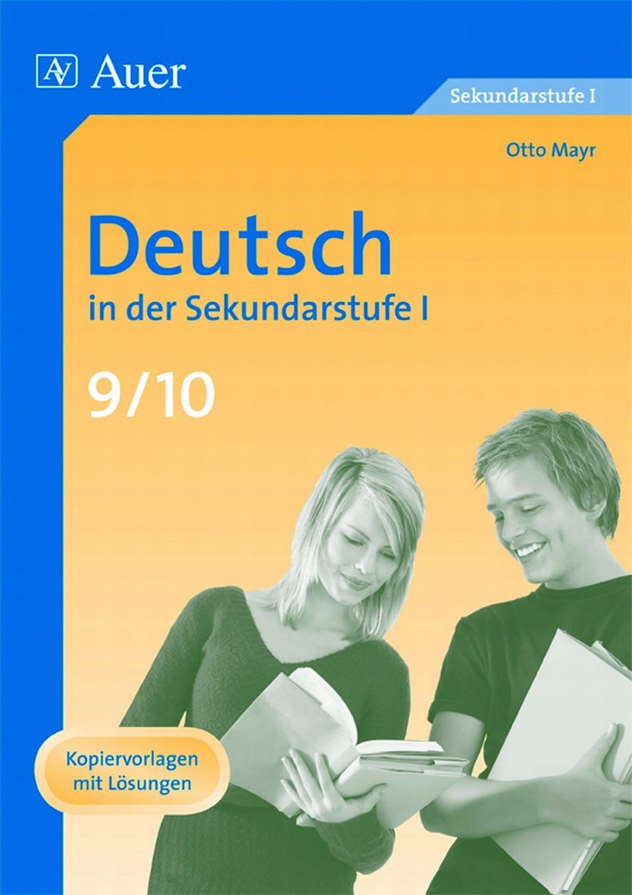 Deutsch in der Sekundarstufe I, Klasse 9/10: Kopiervorlagen Learning & Reference