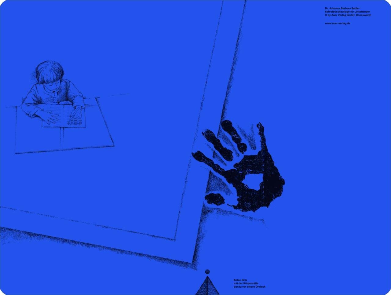 Schreibtischauflage für Linkshänder - Cobalt-Blau: Alle Klassenstufen book