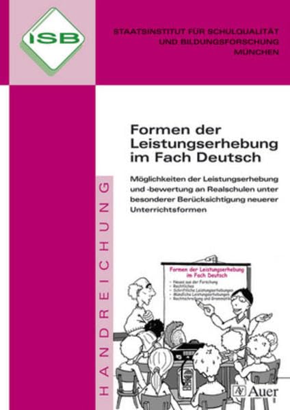 Formen der Leistungserhebung im Fach Deutsch Education & Training