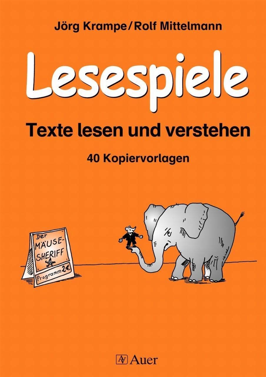 Lesespiele. Texte lesen und verstehen ab Klasse 2 book
