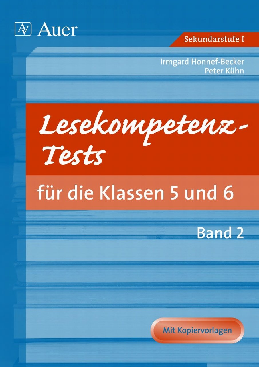 Lesekompetenz-Tests für die Klassen 5 und 6. Teil 2 Study Guides