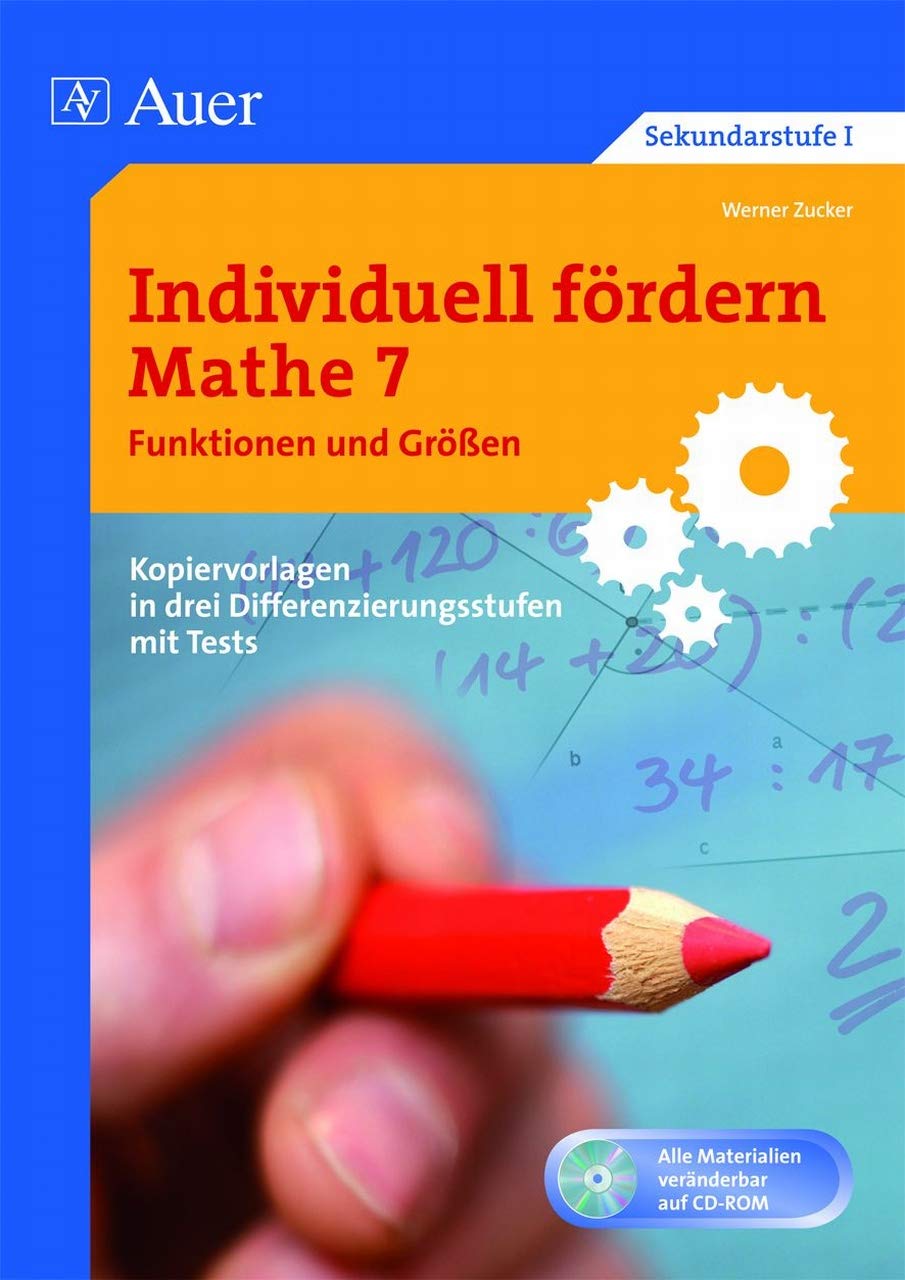Individuell fördern Mathe 7, Funktionen & Größen: Kopiervorlagen in drei Differenzierungsstufen mit Tests (7. Klasse) Learning & Reference