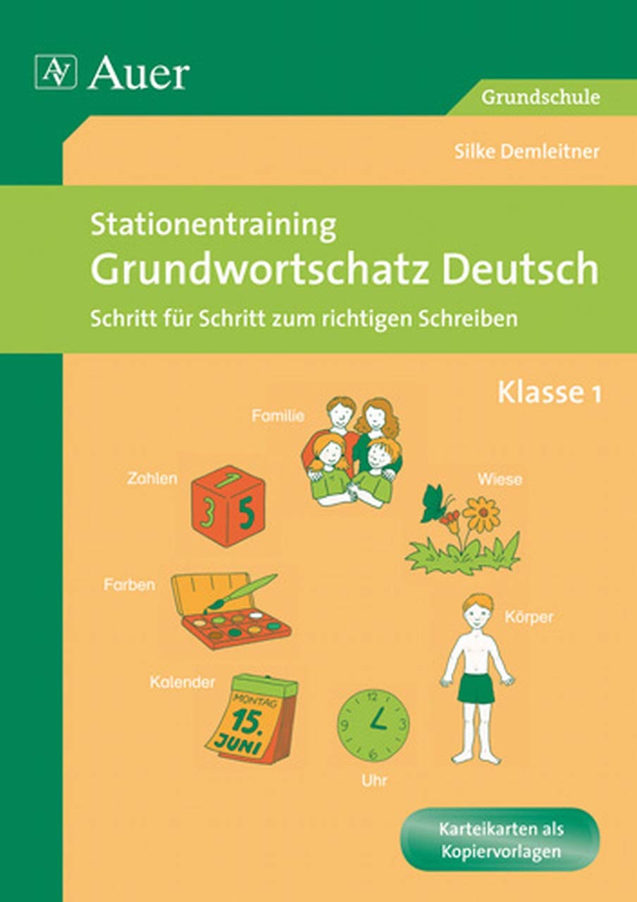 Stationentraining Grundwortschatz Deutsch 1 Learning & Reference
