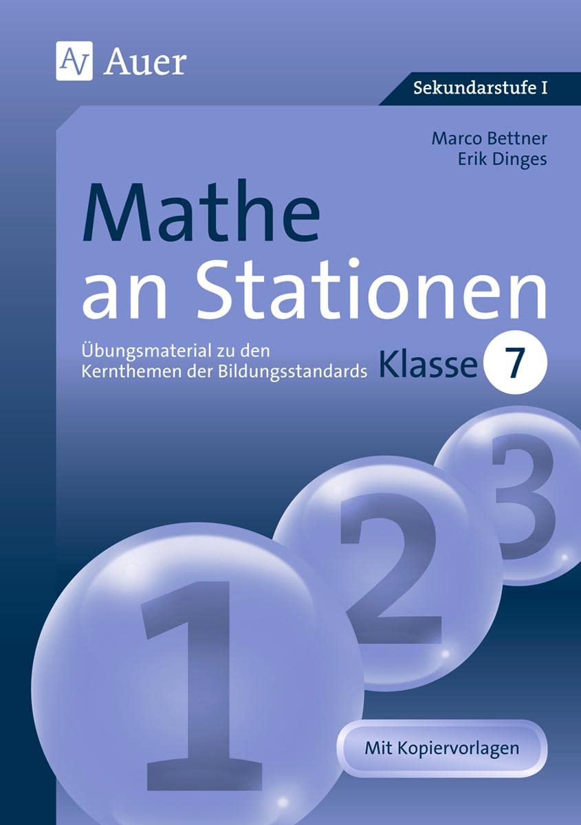 Mathe an Stationen 7 Study Guides