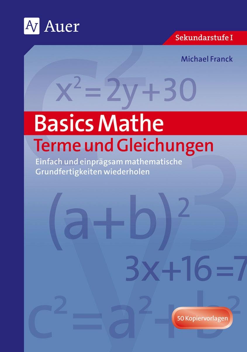 Basics Mathe: Terme und Gleichungen Learning & Reference Books