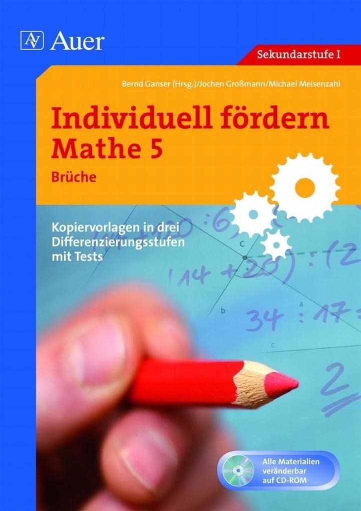 Individuell fördern Mathe 5 Brüche: Kopiervorlagen in drei Differenzierungsstufen mit Tests (5. Klasse) Learning & Reference