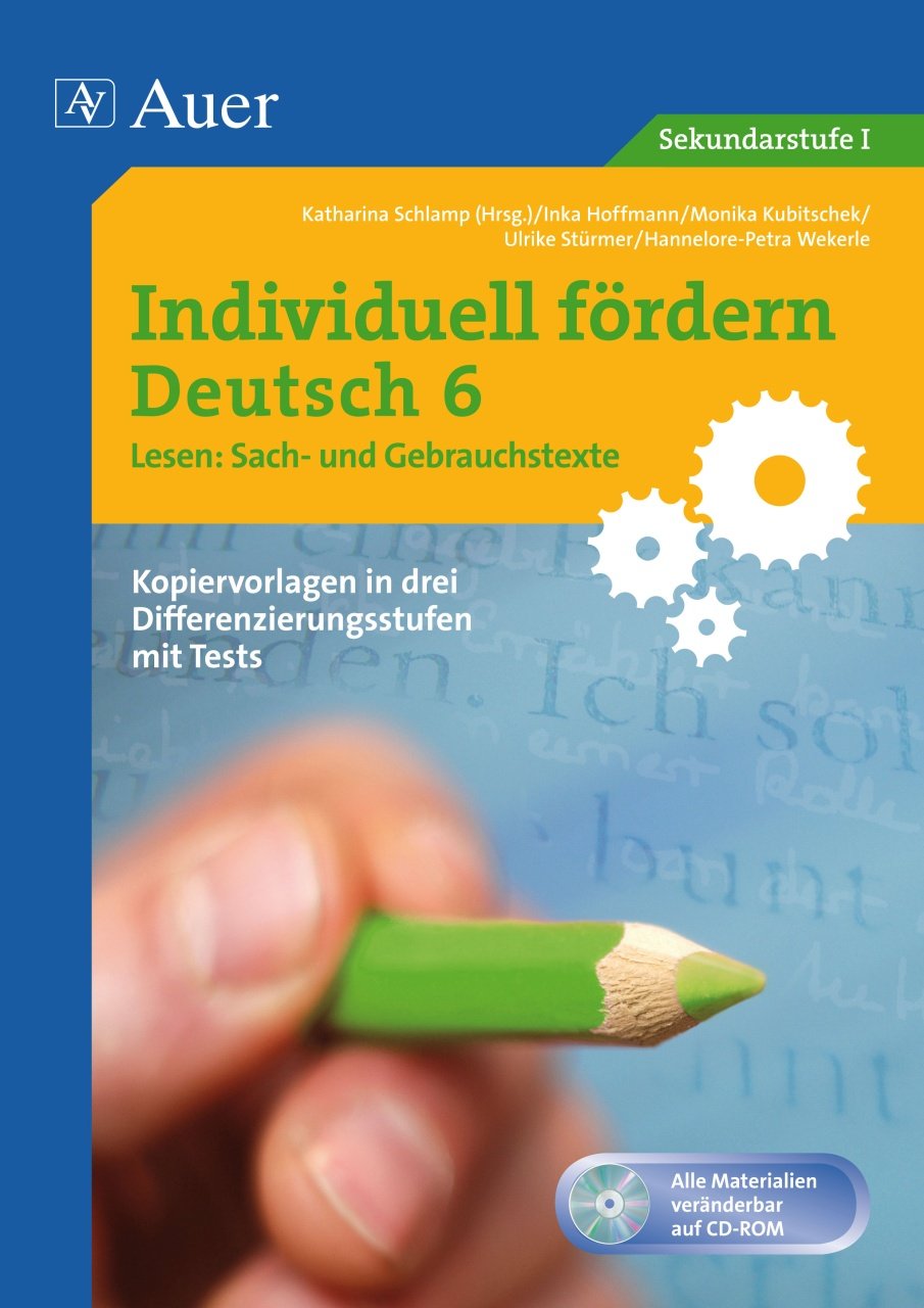 Individuell fördern Deutsch 6 Lesen: Sach- und Gebrauchstexte Study Guides