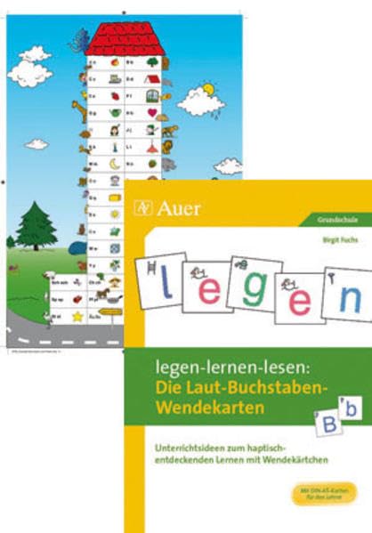 legen-lernen-lesen: Die Laut-Buchstabenkarten: Unterrichtsideen zum haptisch-entdeckenden Lernen mit den Wendekarten - Lehrer-Set (1. bis 4. Klasse) Learning & Reference