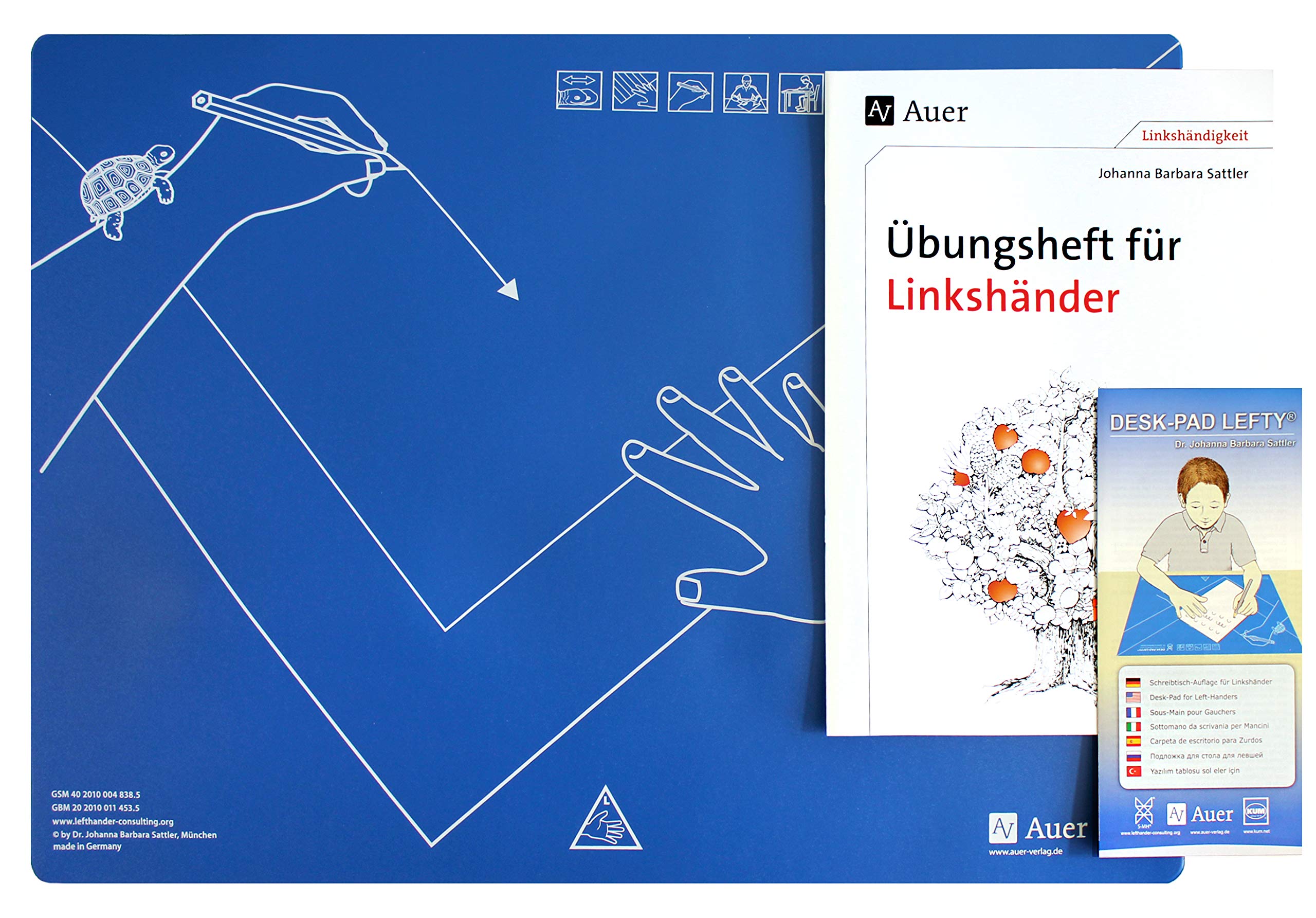 Schreibtisch-Auflage für Linkshänder DESK-PAD LEFTY®, mit Übungsheft: Desk-Pad Lefty, mit einem Übungsheft für Linkshänder (Alle Klassenstufen) book
