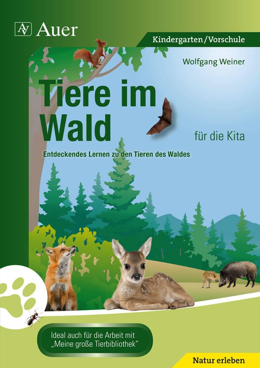 Tiere im Wald für die Kita Learning & Reference