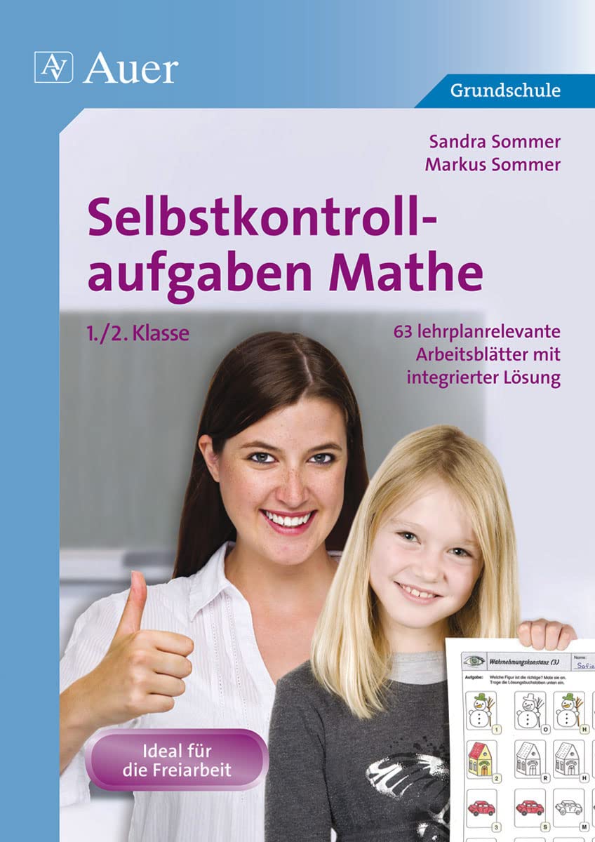 Selbstkontrollaufgaben Mathe für die 1.-2. Klasse Learning & Reference