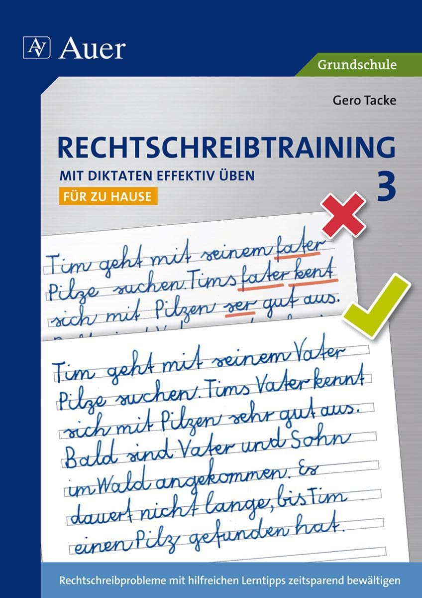 Rechtschreibtraining: Mit Diktaten effektiv üben 3 Professional & Reference Books