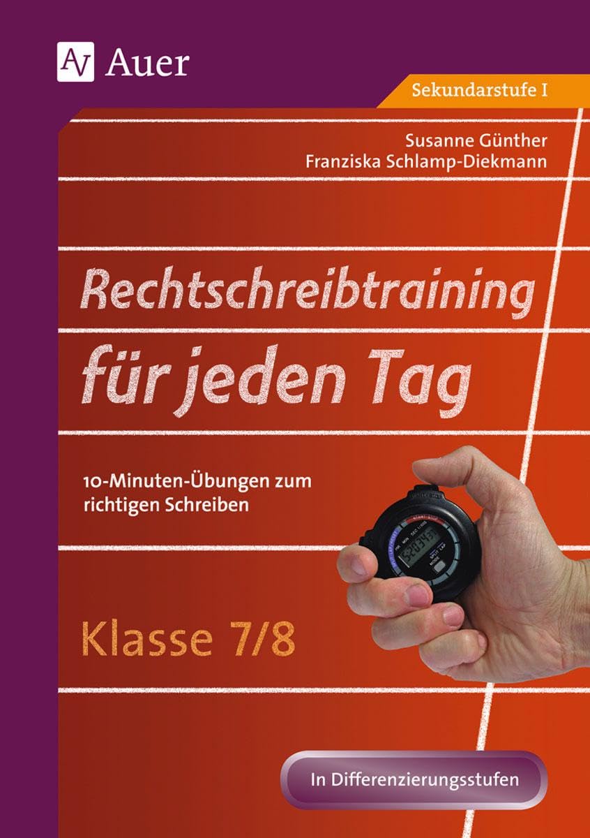 Rechtschreibtraining für jeden Tag Klasse 7-8 Professional & Reference Books